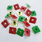 20 Christmas Eyelets Presents Gifts 3 16  Crafts Cardmaking Stamping Scrapbooks