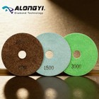 4    3pcs Diamond Polishing Pad Set Wet Grinding Discs Fine Flexible Polishingpads