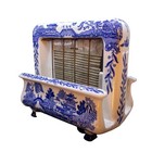 Toastrite Rare Blue Willow Patterned Ceramic Toaster Pan Electric Cleveland 1920