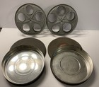Two Vintage Goldberg Brothers 35mm Steel Movie Reels With Canisters