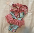 The Beaufort Bonnet Company Baby Girls Koi Fish One Piece Swim Suit Nwt 12 18m