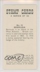 1961 Sweetule Stamp Cards Bermuda  15 Z6d