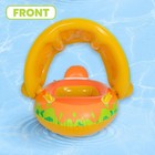 Baby Swim Float W  Canopy Inflatable Pool Ring For 6-36 Months Toddlers Infant
