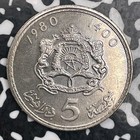 1980 Morocco 5 Dirhams Lot f6692 High Grade  Beautiful 