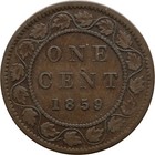 1859 One Cent Canada Coin Queen Victoria  mo4442- 