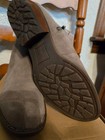 Born Rani Ankle Boots Distressed Suede Brown Booties Women s Size 8 5 M Taupe