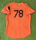 Baltimore Orioles Game Worn Used Team Issued Batting Practice Baseball Jersey 48
