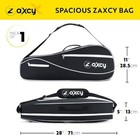 Zaxcy Tennis Bag - Fits 3 Rackets Adjustable Strap   Protective Pad For Tennis