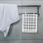  Shelf Hanging Basket Bathroom Storage Rack Kitchen Cabinet Door Organizer
