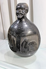 Antique 18th Century South American Peru Chimu Figural Vessel W Bird Decorations