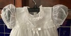 Vintage- Baby Girl Christening Baptismal Dress And Bonnet-no Markings