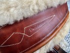56  Devoucoux Removable Sheepskin Lined Fancy Stitched Girth