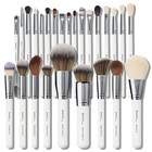 32pcs Professional Goat Hair Makeup Brush Set - Soft Horse Hair Brushes For Flaw