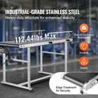 Belt Conveyor Pvc Stainless Steel Belt Conveyor 59 x23 6  Double Guardrail