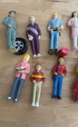 Plastic People Figurine Lot Community Helpers Careers 23 Figures Vintage