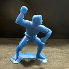 Vintage Louis Marx Incredible Hulk Figure Blue 6   1967 Plastic Toy Marvel Comic