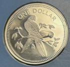 1980 Belize Sterling Silver Proof Set 2 92ozt Asw Toucan Macaw Low Mintage 1826