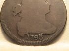 1798 7 Draped Bust Large Cent Style 1 Hair S-150 R5 Overdate 