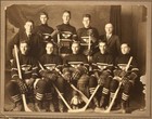 Vintage Canadian Hockey Team Cabinet Photo 