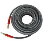 3 8  X 100ft 6000psi Hot Water Pressure Washer Hose Non-marking 2-braid R2 Gray