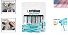 Travel Mouthwash Packets Cool Mint Alcohol-free Fresh Breath Oral Rinse