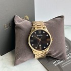 Bulova Classic 97d108 Diamond Black Dial Gold-tone Bracelet Men s Quartz Watch