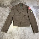 Vintage Men s Wwii Korea Us Army Ike Jacket Uniform Wool Size 36l 28x30