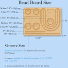 Bamboo Bead Board For Jewelry Making  Smooth Edge Easy To Hold  Imperial Meas   