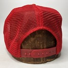 Vtg Coors Beer Farmer Trucker Cap Hat Red Mesh Snapback Screenprint Sportcap