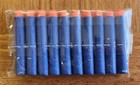 Pack Of 10x Nerf-compatible Foam Bullet Darts - Play Gun Ammo - Blue