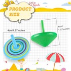 Wood Spinning Tops For Kids  Colorful Wooden Gyroscopes Toy  Educational Kind   