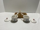 Petit Jardin Jelly Jam Preserve Jar Set With Spoons And Basket
