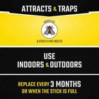Fly Stick Insect Trap Indoor Outdoor  4-pack 