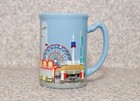 3d Raised Embossed Cedar Point Amusement Park Mug