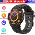 Military Smart Watches Man With Bluetooth Call Waterproof Fitness Tracker Watch