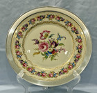 Sterling Silver Framed Rosenthal Continental Ivory Vienna  10-1 8  Dinner Plate