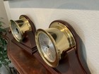 6    Chelsea Ships Bell  Clock   Barometer Set   Factory Display Bases 1993