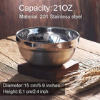 10 Pack 21 Oz Stainless Steel Bowls Double Walled Insulated Soup Bowls