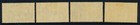 Hong Kong Scott  147-50  4 Stamps  Very Fine Centering  mint Hinged  Scv   65 50