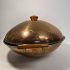 Vintage Copper Wok Made In Korea