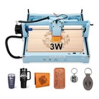 3000mw Laser Engraver Cutting Machine  7000mm s Speed  150x200mm Area  Portable