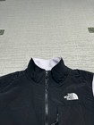 The North Face Denali Jacket Womens Large Purple Black Polartec Full Zip Fleece