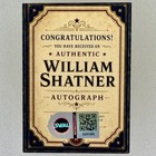 William Shatner Captain Kirk Autographed Card Prime Time Certified Star Trek