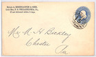 Usa Cover Philadelphia Numeral  15  Oval Pa Postal Stationery 1c Blue Xu387