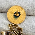 Vtg Disabled American Veterans Dav Member Gold Tone Enamel Tie Tack Pin