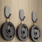 1pc 5pcs Strong Adhesive Hooks     Rust   resistant  Easy Wall Utility - New