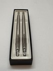 Vintage Parker Silver Arrow Two Mechanical Pencils Set In  Case Box New