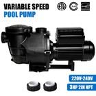 3hp 4 Variable Speed Inground Pool Pump Self Priming 167gpm 98  Max 230v 2in Npt