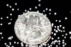 Vb s Slime   Floam  Styrofoam Mini Micro Beads Fill - Extra Small White  12 Oz  