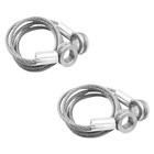 Pair Long Side Hood Stay Control Cable For Peterbilt 357 375 377 378 379